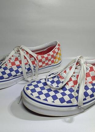 Оригінальні кеди vans era "tri checkerboard" (multi/true white) 3