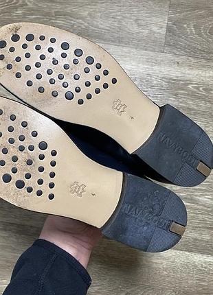Оригінальні сині лаковані лофери navyboot size 39 7