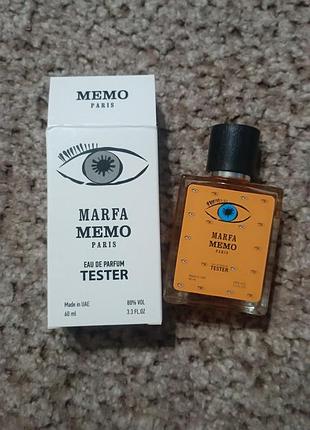 Тестер унисекс marfa memo 60 ml