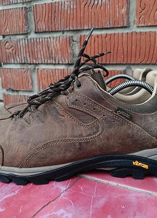 Мужские кожаные трекинговые кроссовки meindl gore-tex (р. 46) / кроссовки vibram