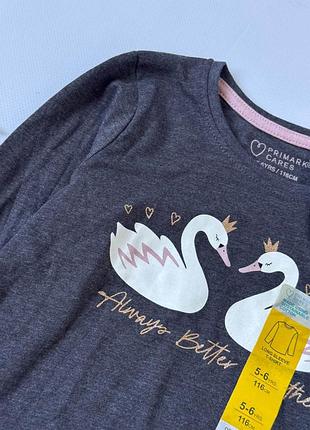 Кофта, лонгслив, реглан primark 5-6 лет 2