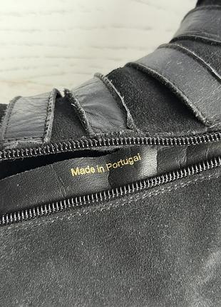 Kiomi leather fur boot ann demeulemeester type, 41 size 8