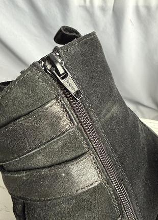 Kiomi leather fur boot ann demeulemeester type, 41 size 6