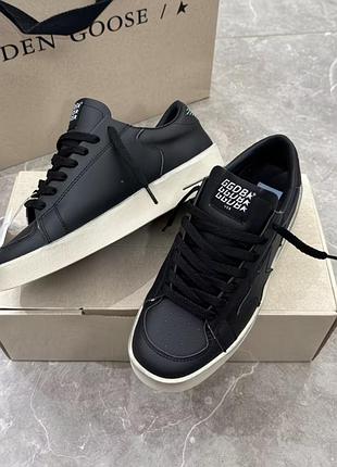 Кросівки жіночі golden goose stardan чорні, 40 розмір