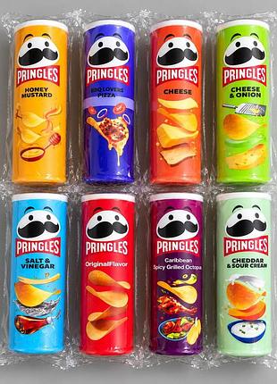 Детская игрушка-антистресс сквиш «чипсы pringles» (дизайн выбирается случайным образом), 15×5,5 см.