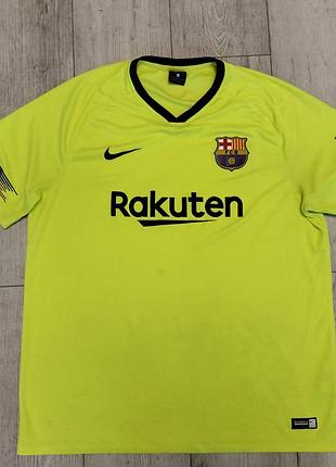 Оригинальная выездная футболка фк барселона 2018/19 (fc barcelona away jersey) - размер xl