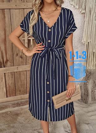 🥰сукня міді з поясом shein l