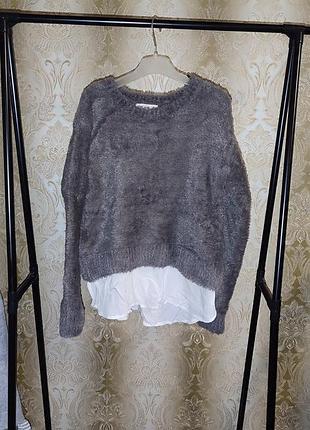 Стильный свитер-обманка h&amp;m 10-12