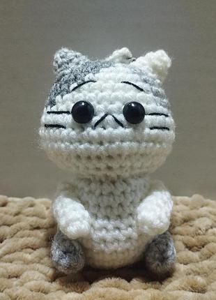 Мягкая игрушка котик (брелок)