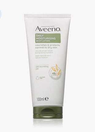 Лосьйон для тіла aveeno daily moisturising, 100 мл, без ароматизаторів
