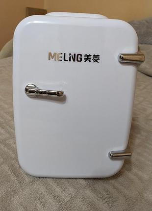 Мини-холодильник meling 4l / автомобильный и для косметики