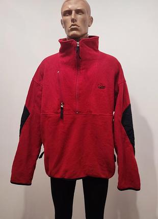 Винтажный флисовый анорак lowe alpine polartec (made in usa / размер m-xl) в идеале