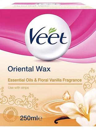 Veet oriental wax — цукровий віск для депіляції з оліями, 250 мл