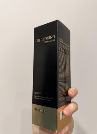Medi-peel cell toxing dermajours toner поживний тонер з пептидами 250 мл