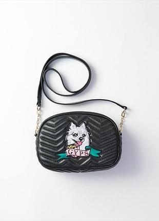 Колекційна лімітована сумка maje gyps quilted leather cross-body bag (ідеальний стан)