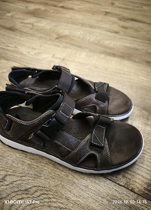 Красивые мужские кожаные босоножки clarks размер 44,5