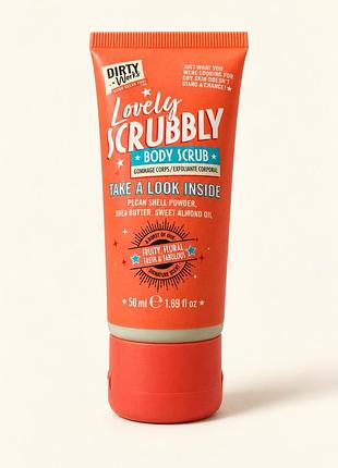 Скраб для тіла dirty works lovely scrubbly, 50 мл