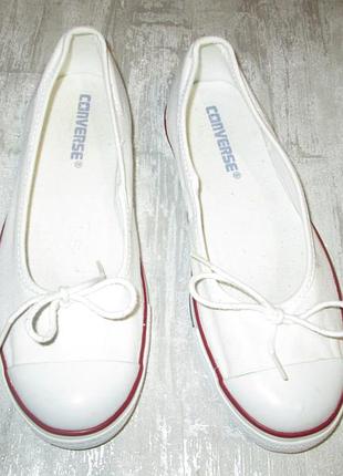 Спортивные балетки от converse стелька 24,5 см