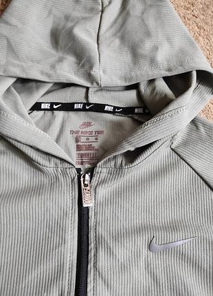 Кроп-худи nike dri-fit в рубчик (оригинал) 6