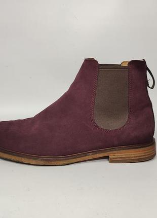 Clarks замшевые ботинки челси 3