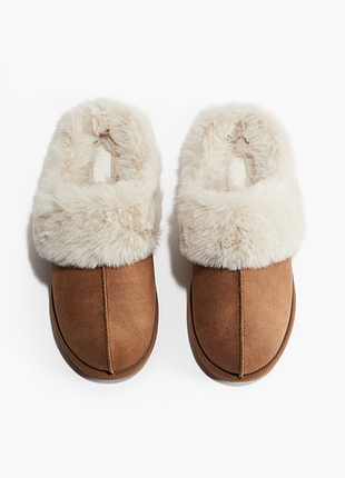 Новые меховые тапочки h&m оригинал