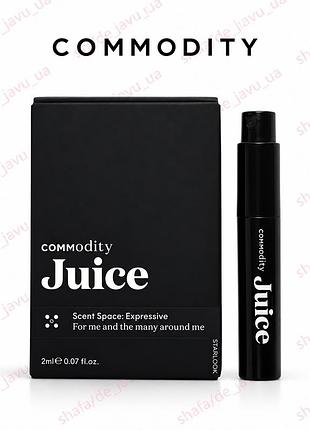 Туалетна вода пробник commodity juice expressive eau de parfum 2 мл