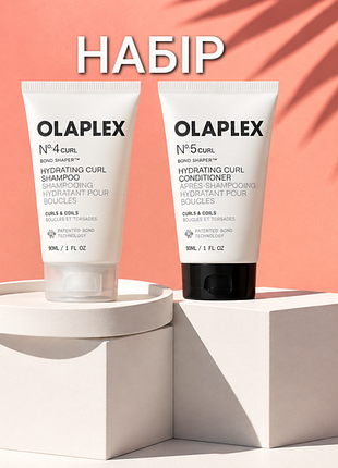 Мини-версии (по 30 мл) средств для кудрявого волос олаплекс olaplex.