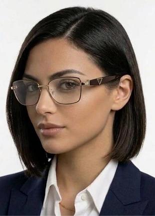 Готові окуляри для читання з діоптріями від +0.50 до +6.00 irina ross ir77709 c2 коричневі, blue blocker з флексами