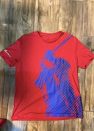 Polo ralph lauren оригінал футболка чоловіча l червона синій 3d принт оптичний ефект 100% бавовна рідкісна