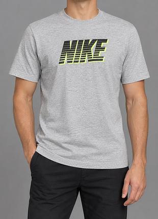 Чоловіча спортивна футболка nike originals оригінал сіра піде на s