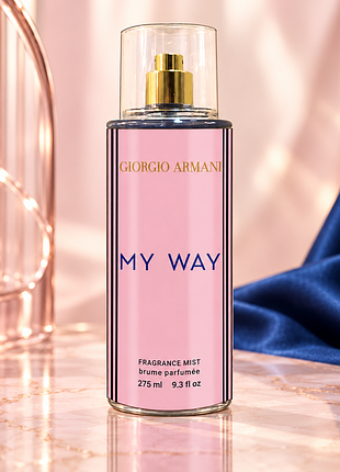 Парфюмированный спрей для тела my way exclusive euro 275 мл (22692)