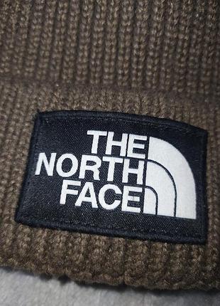 The north face logo box beanie hat шапка 4