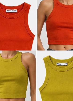 Базовые цветные топы bershka