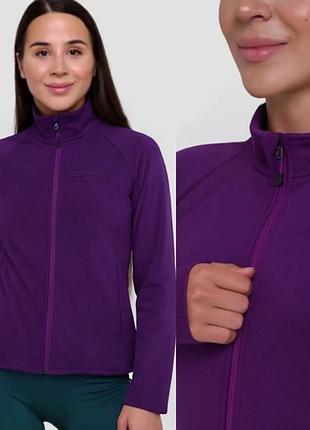 Вязаная флисовая кофта quechua decathlon (трикотаж на флисе), размер xs-s женская