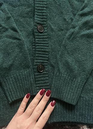 Кардиган шерсть 100% кофта свитер wool 10