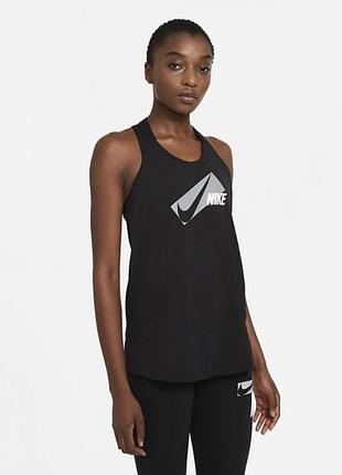 Майка спортивна  жіноча nike women's dri-fit elastika graphic training tank