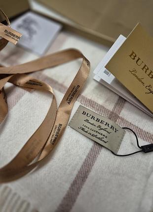 Шарф burberry 33×180 кашемір 2
