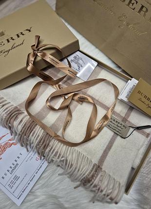 Шарф burberry 33×180 кашемір 10
