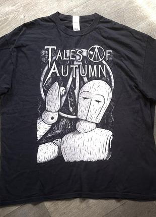 Готический оверсайз футболка tales of autumn | настоящий андеграунд мерч размер 2xl
