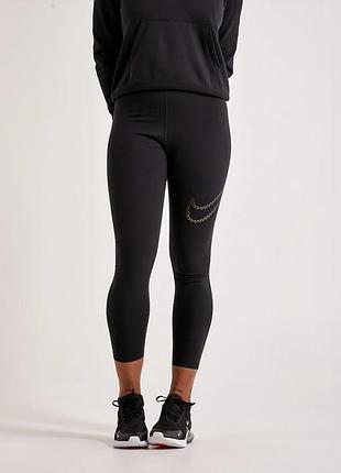 Легінси жіночі nike shine high-rise leggings black fb8766-010