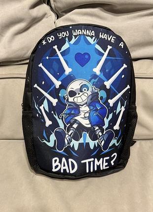 Рюкзак undertale sans із принтом