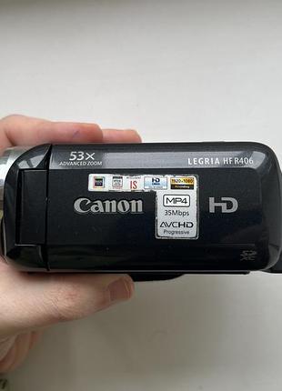 Відеокамера цифрова canon legria hf r406 fullhd камера + карта 64гб