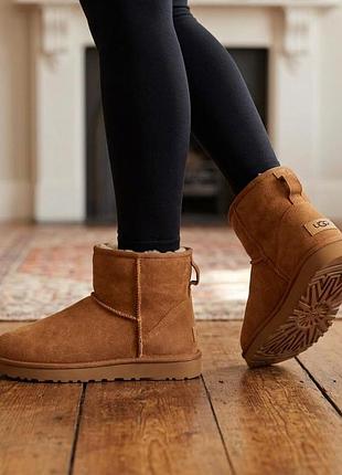 Ugg classic ii mini chestnut