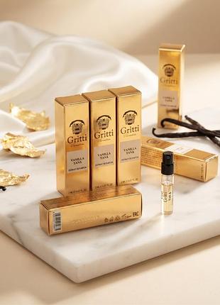 Парфумований пробник (зразoк) gritti vanilla tana extrait de parfum, 2 мл (унісекс)  
​