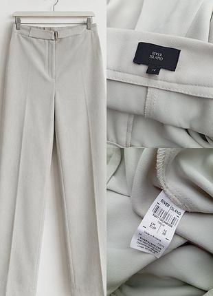 Брюки жіночі river island прямі молочні uk 12 eu 38