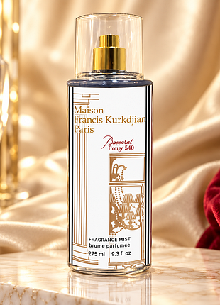 Парфюмированный спрей для тела maison francis kurkdjian baccarat rouge 540 exclusive euro 275 мл (22695)