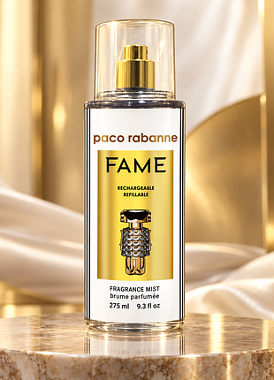 Парфюмированный спрей для тела rabanne fame exclusive euro 275 мл (22697)
