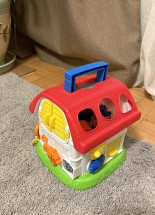 Інтерактивний сортер smily play sort and learn activity house 4