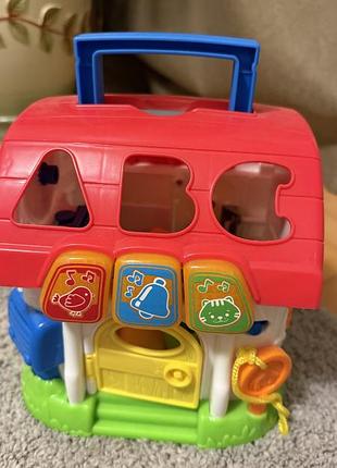 Інтерактивний сортер smily play sort and learn activity house 6