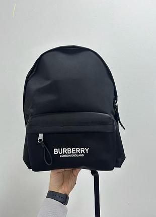 Рюкзак burberry logo print nylon backpack black 5